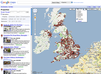 Googlemap immobilier