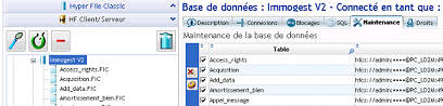 Réindexation des fichiers
