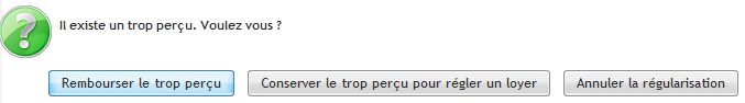 Utilisation d'un trop perçu